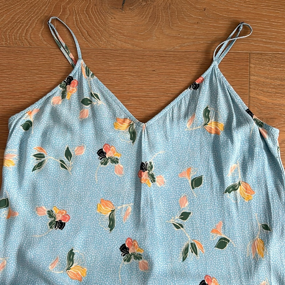 O’NEILL Izzy Floral Dot Print Midi Dress - Size Medium - Picture 7 of 13